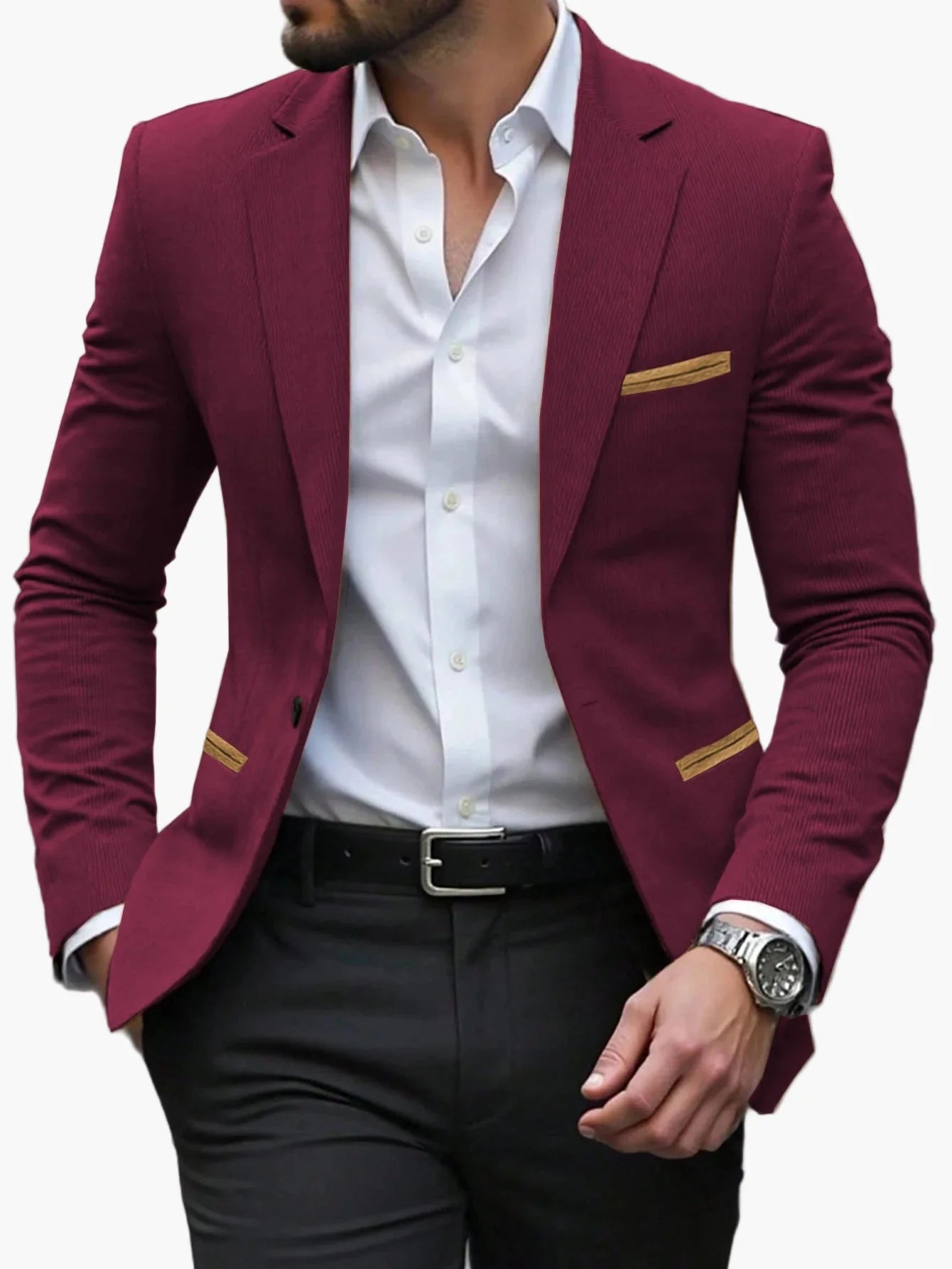 Eleganter Herrenblazer im modernen Stil für Geschäft und besondere Anlässe