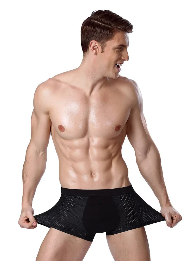 Giles – Åndbar bambusboxershorts til mænd