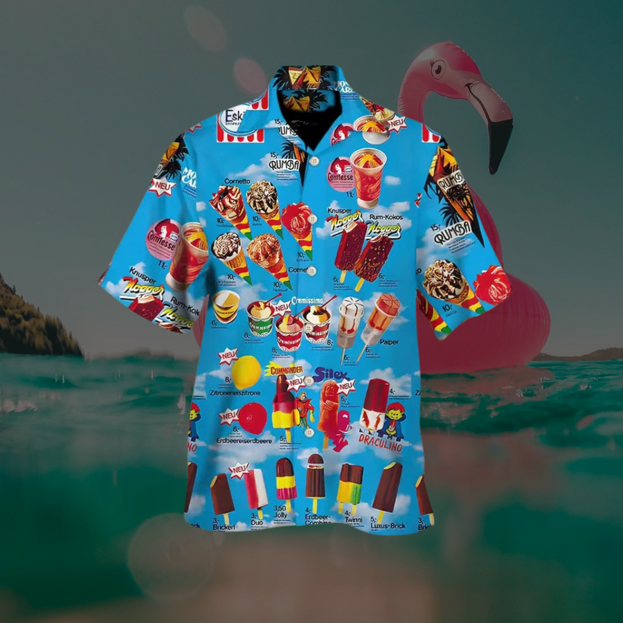 Aloha™ - Sommer Skjorte med Isprint