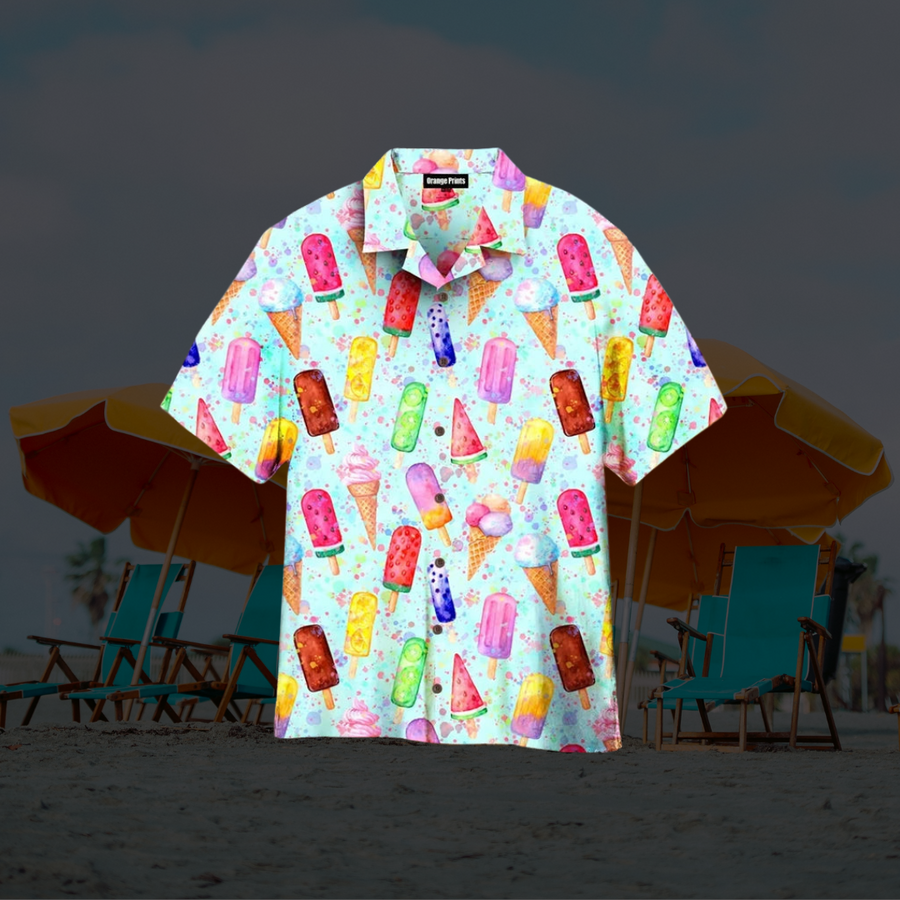 Aloha™ - Sommer Skjorte med Isprint