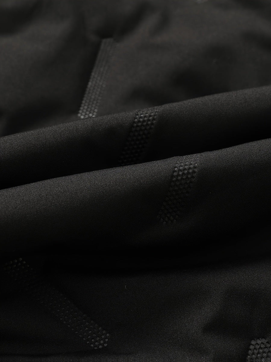 Gilet matelassé sans manches à capuche pour homme, noir, fermeture éclair