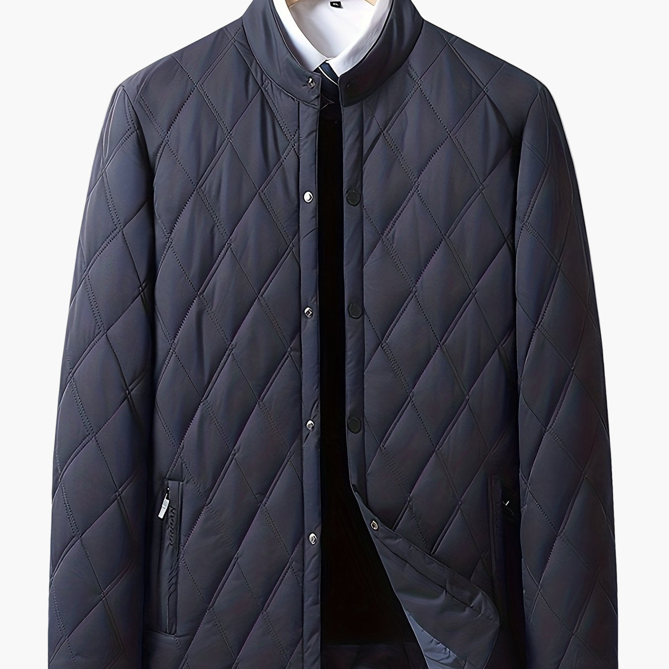 Chaqueta acolchada para hombre estilo urbano elegancia casual