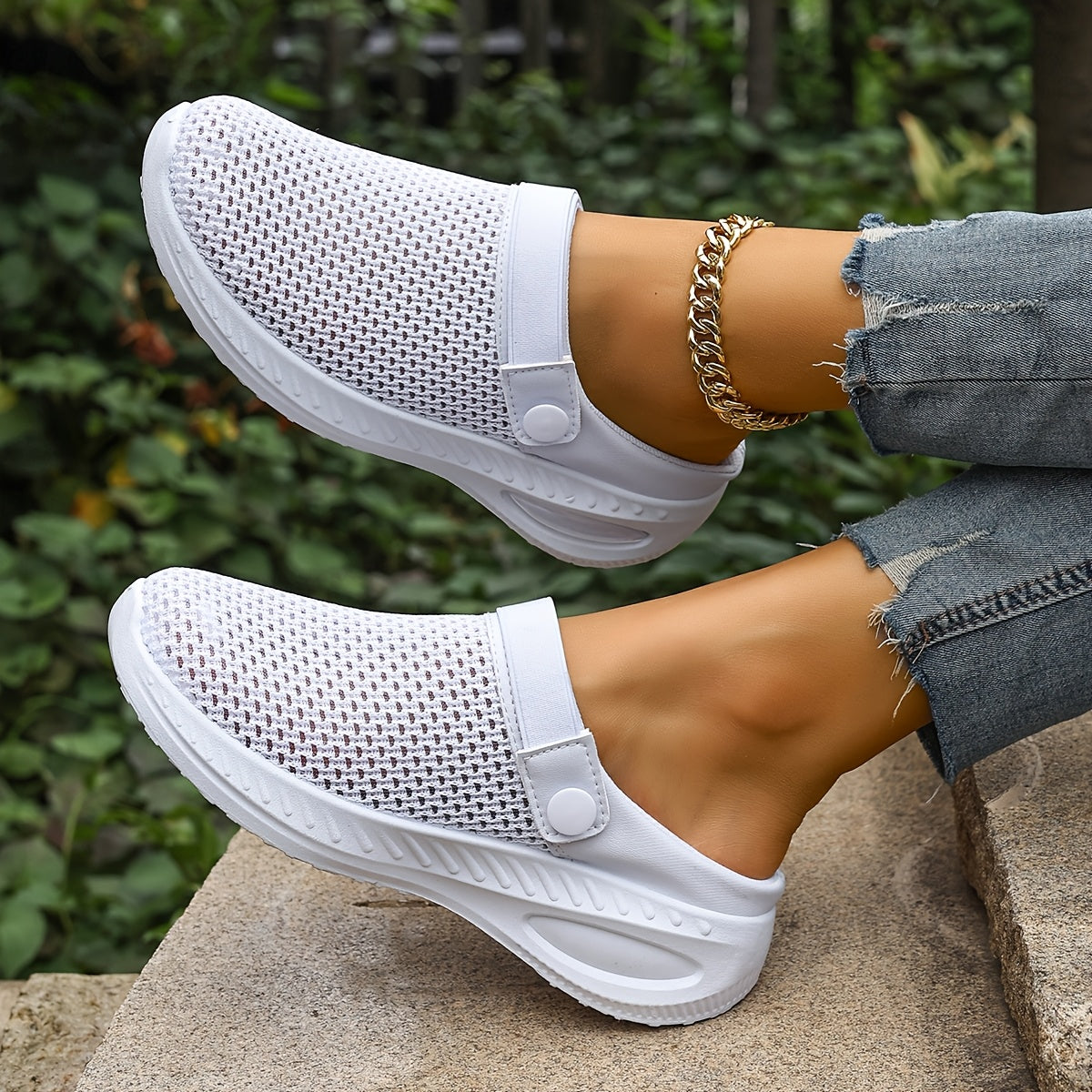 Sabots Femme Confort Slip-On Style Sport pour Loisirs et Quotidien