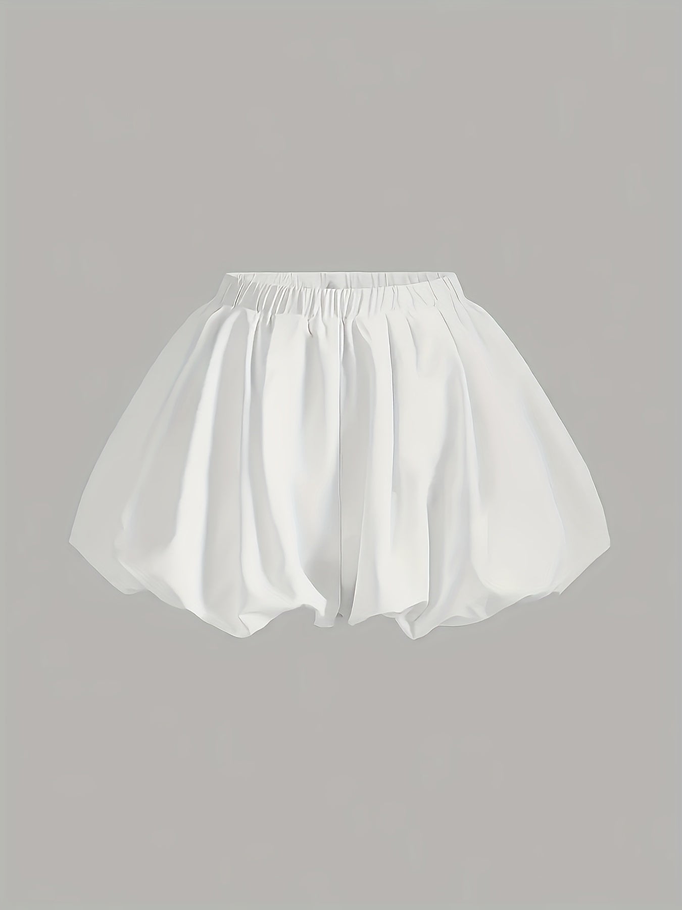 Women's puff shorts skirt style, casual and trendy fashion
