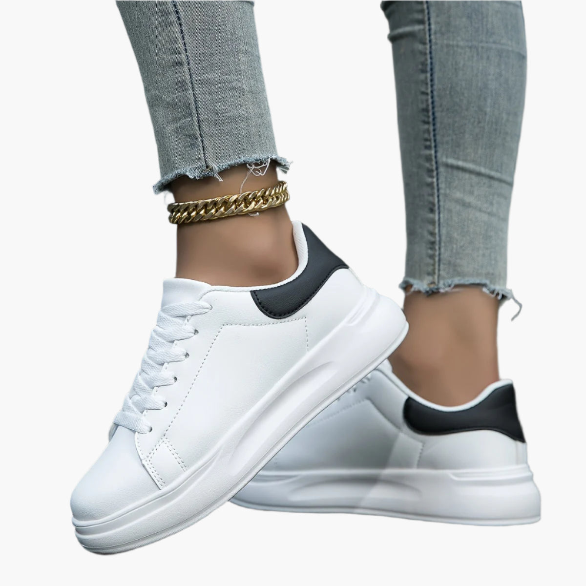 Zapatillas ortopédicas para mujer – Sneakers cómodos para el día a día, estilo urbano casual