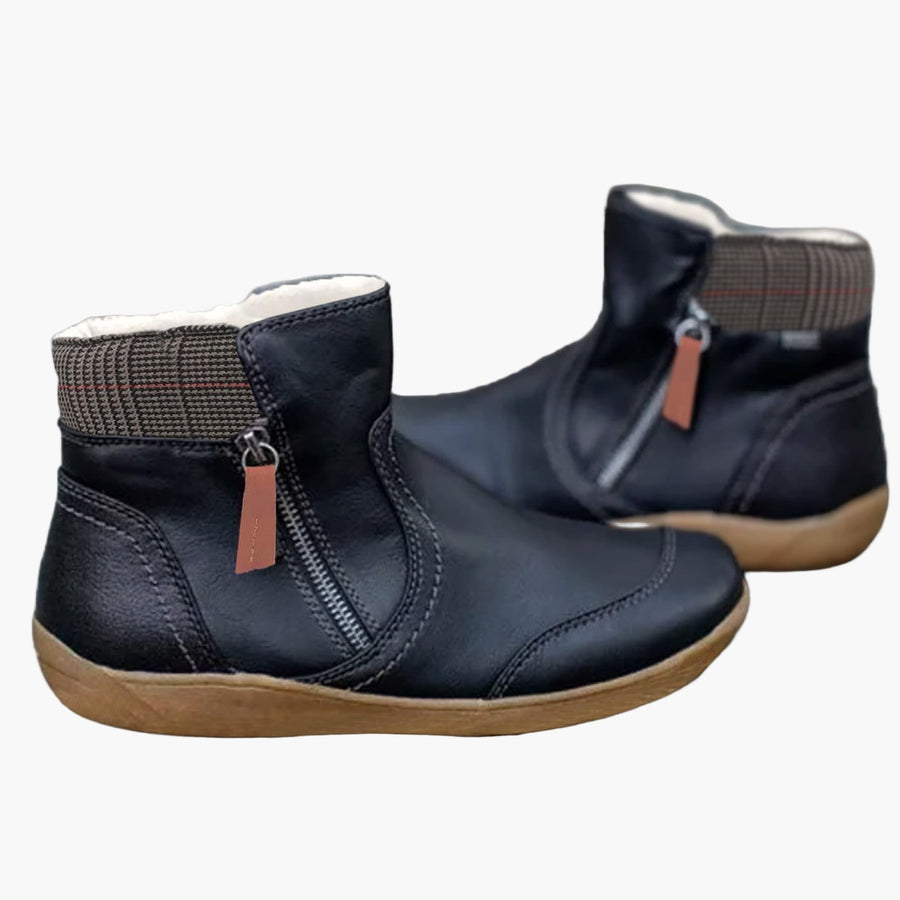 Orthopedische dames enkellaarsjes met ritssluiting – Moderne stijl en dagelijks comfort