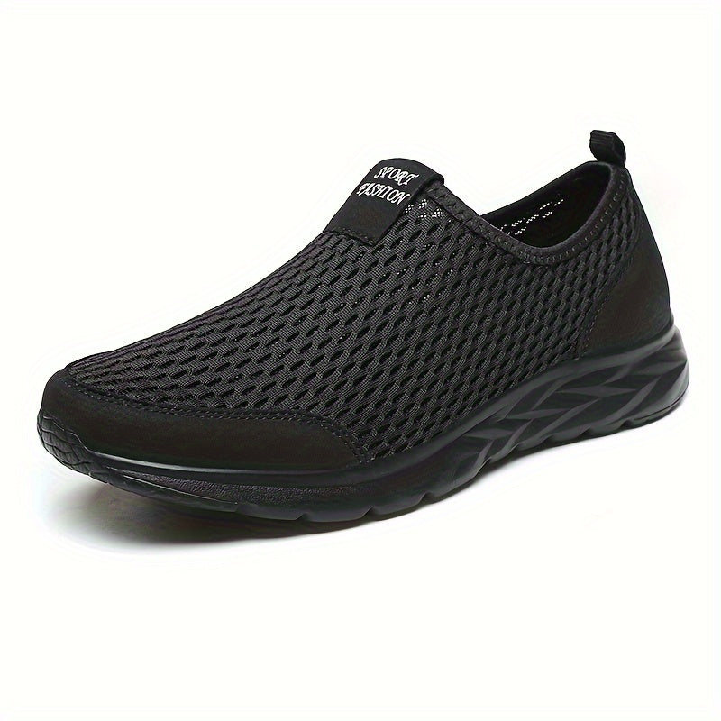 Zapatos deportivos casuales para hombre sin cordones - Estilo transpirable para caminar y entrenar