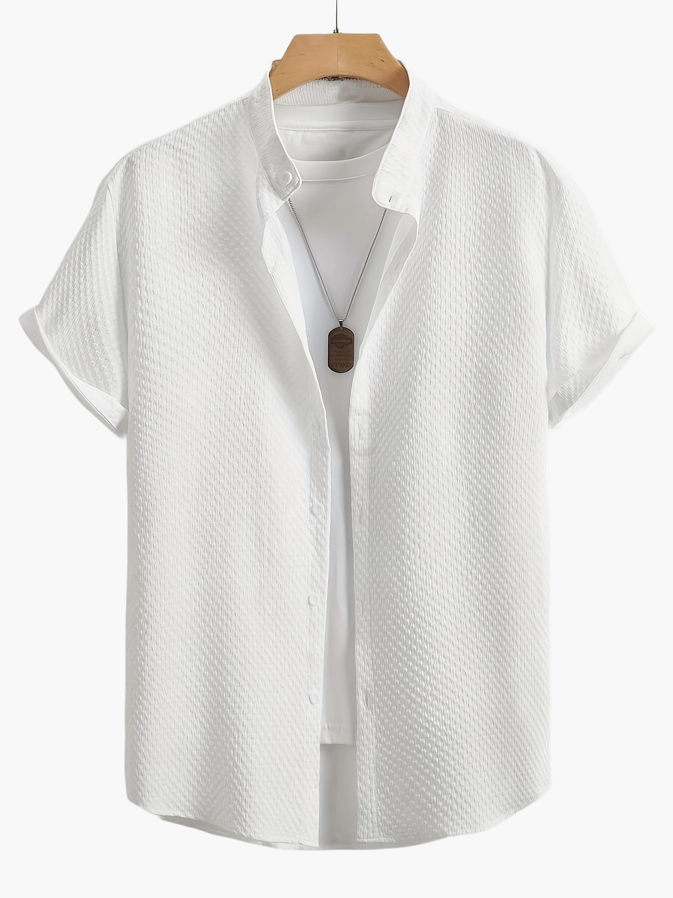 Camicia casual uomo maniche corte stile estivo – tendenza urbana e versatile