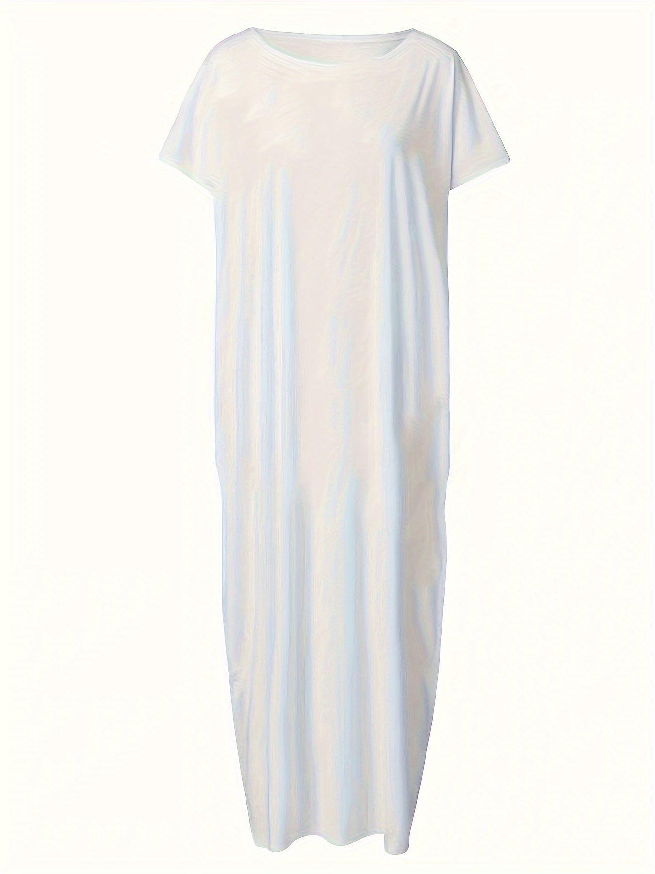 Vestido largo casual para mujer, estilo holgado, ideal para el verano y para relajarse en casa