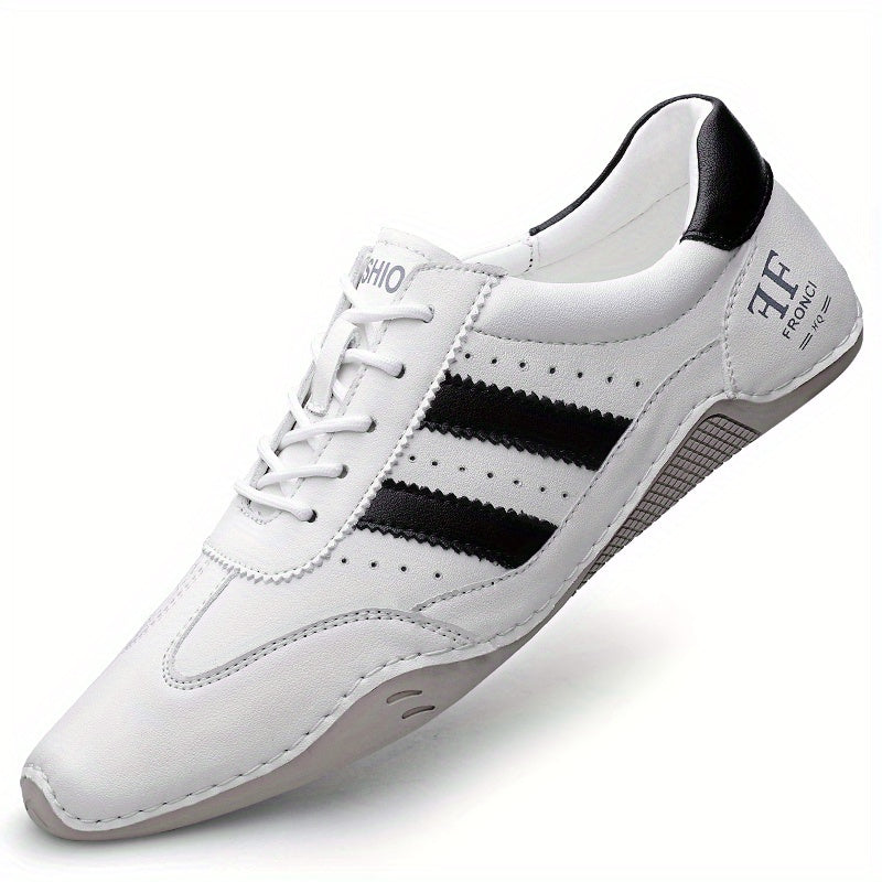 Sneakers décontractées homme style urbain à lacets pour loisirs et ville