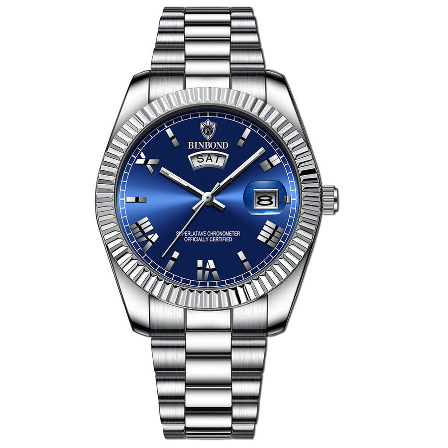 Montre Business Chronomètre Homme Style Classique Quartz