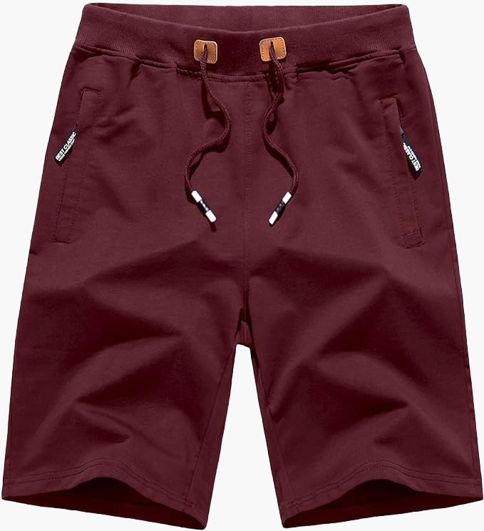 Shorts de sport décontractés pour homme – Style urbain polyvalent avec poches zippées