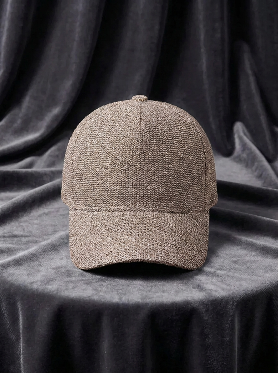 Glitterende mesh-baseballpet voor dames, sprankelend roze