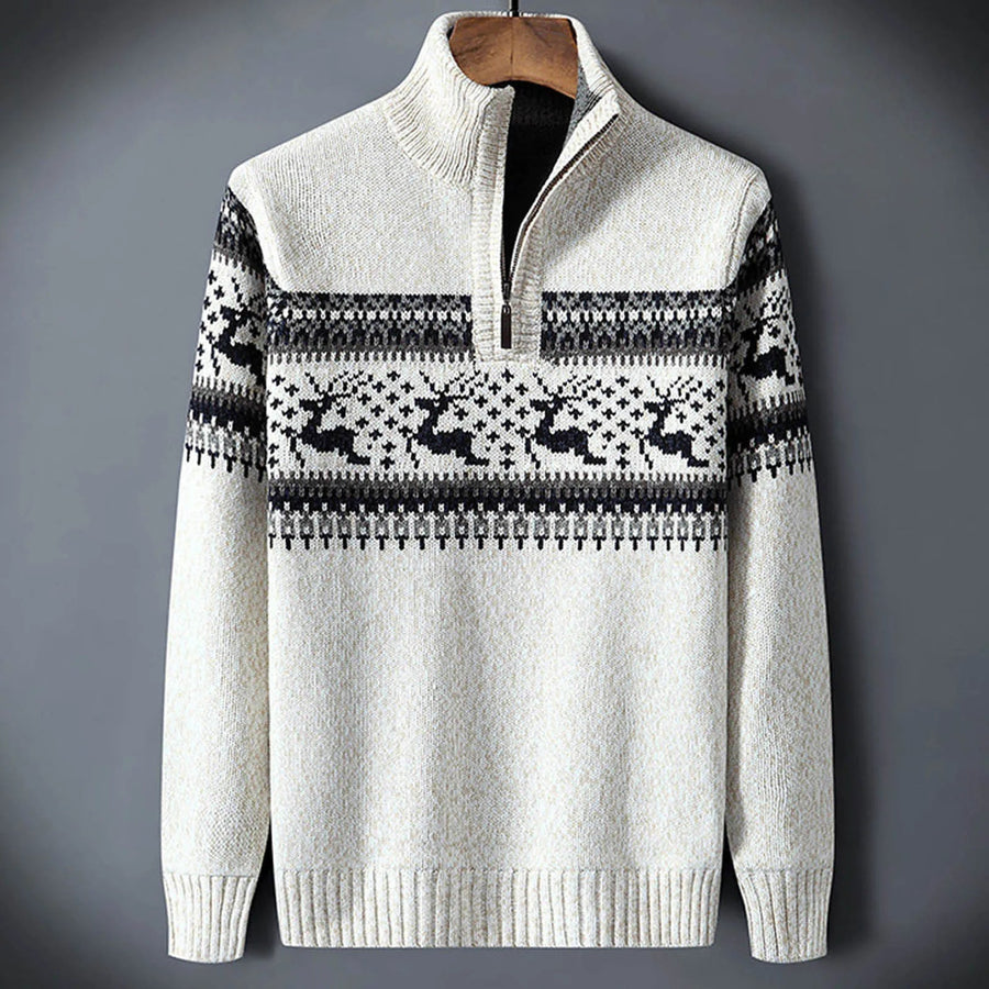 Herresweater med lange ærmer