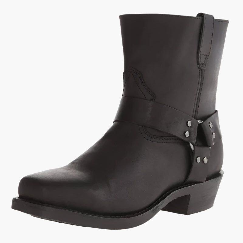 Herre Vintage Western Støvler – Robust og Elegant Cowboy Stil, Daglig og Udendørs Brug