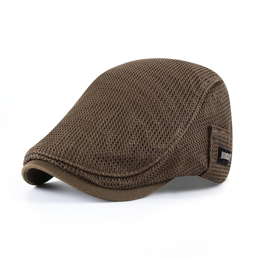 Casquette béret plate en maille respirante pour homme