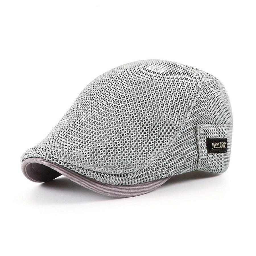 Casquette béret plate en maille respirante pour homme