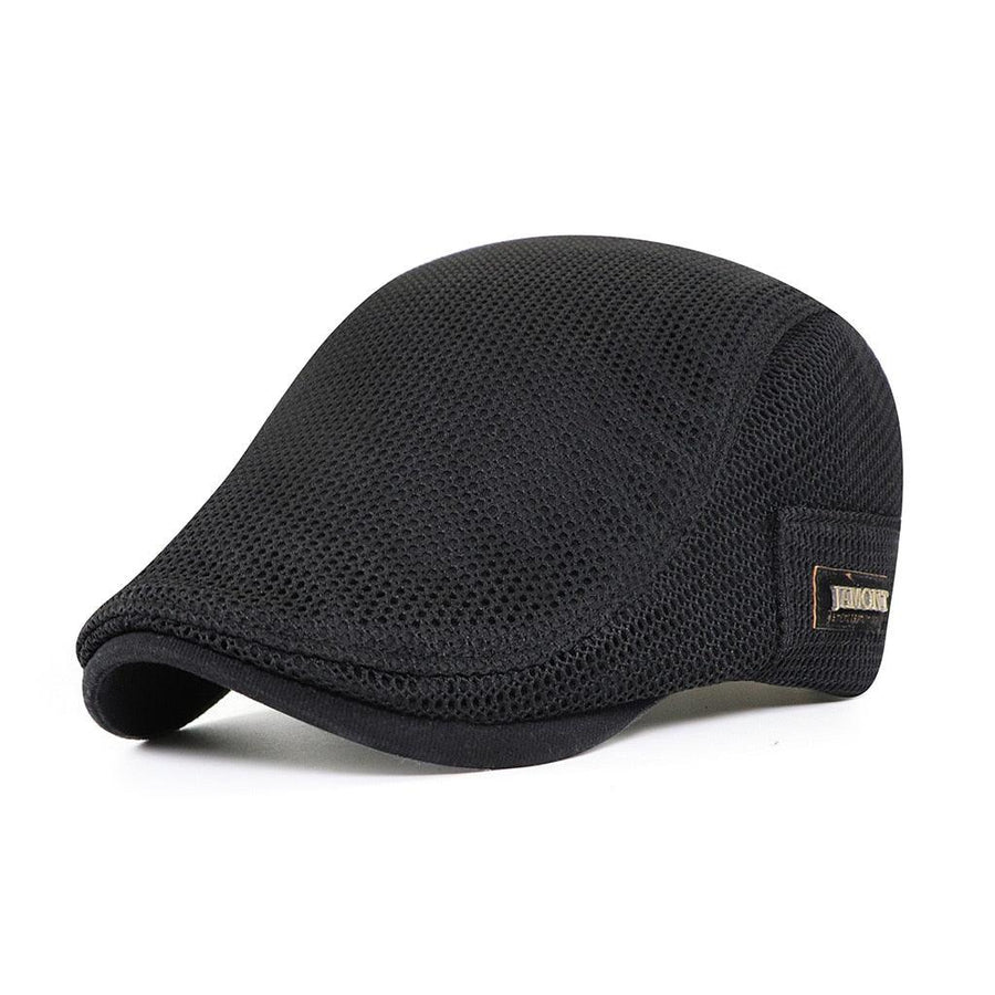 Casquette béret plate en maille respirante pour homme
