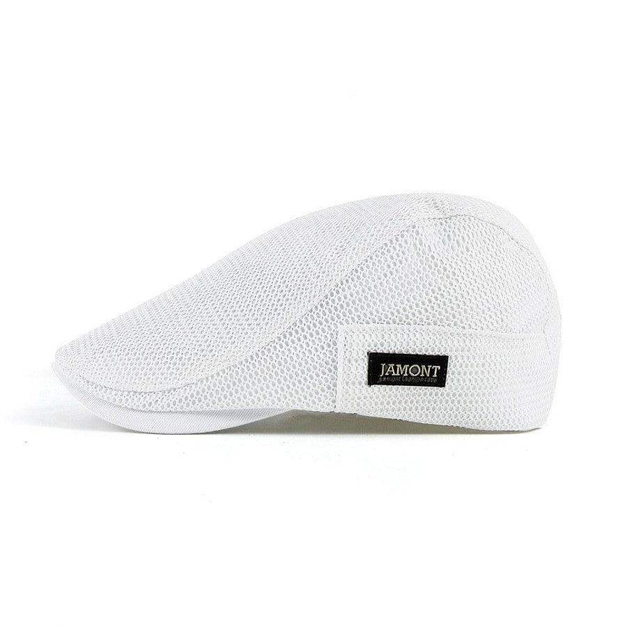 Casquette béret plate en maille respirante pour homme