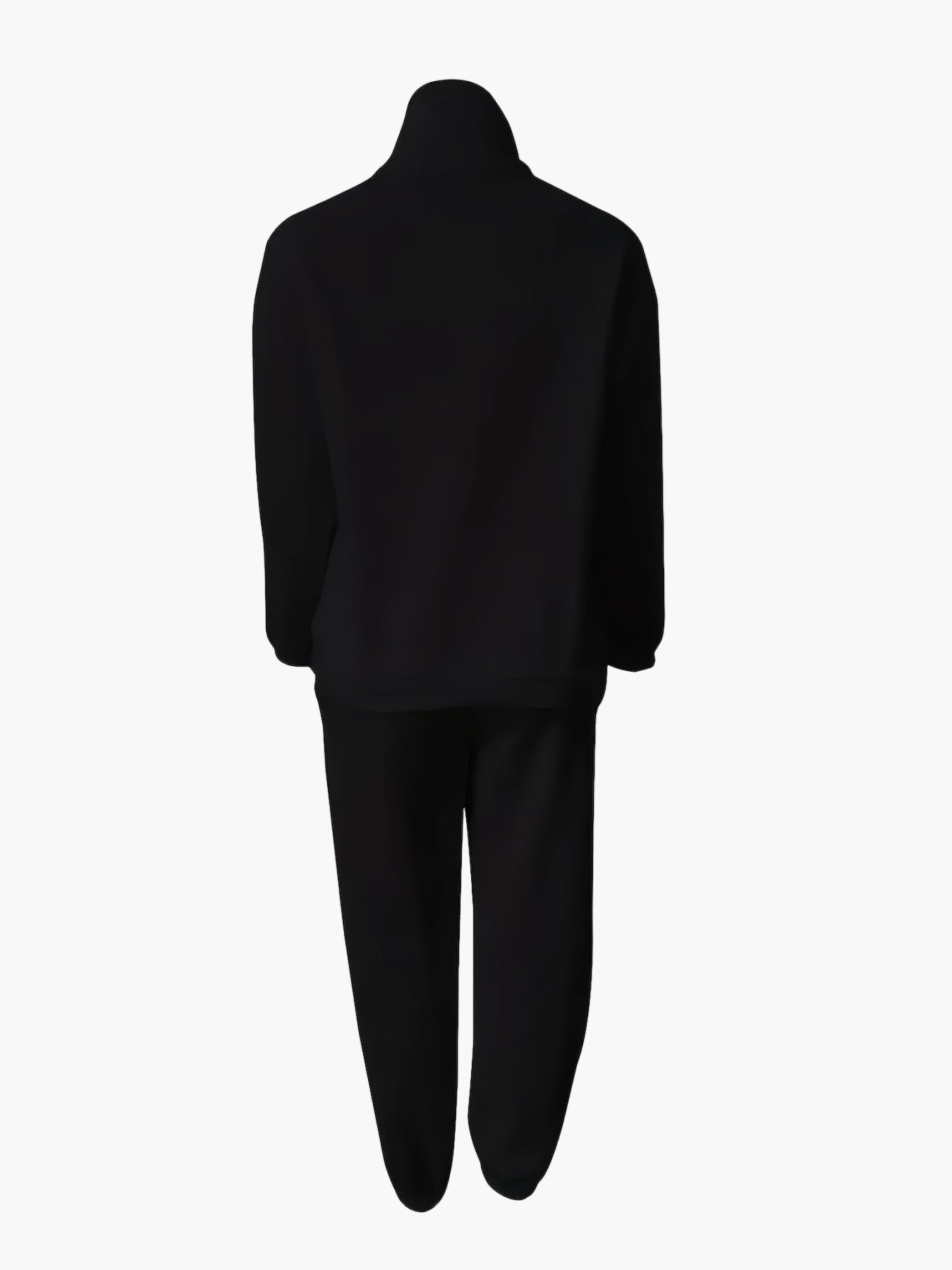 Sweat-shirt zippé à col montant pour femme, style décontracté, idéal automne/hiver