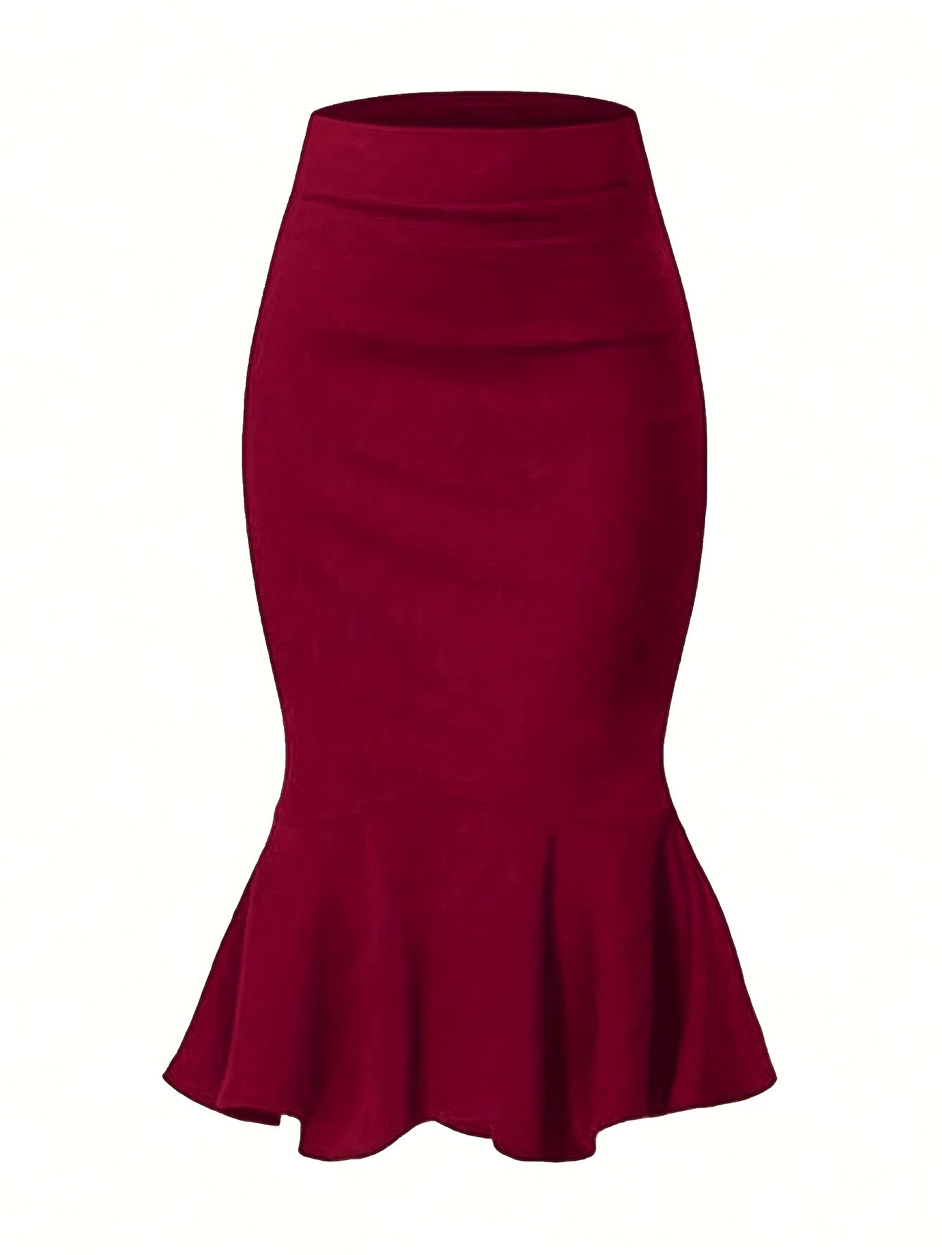 Jupe midi sirène élégante pour femme style bureau et occasions spéciales