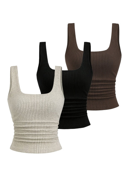 Débardeur Femme Sans Manches Style Moderne Casual Chic