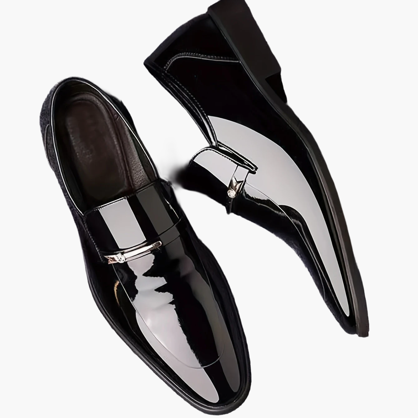 Chaussures habillées pour homme style mocassin à enfiler – Élégance formelle et confort quotidien