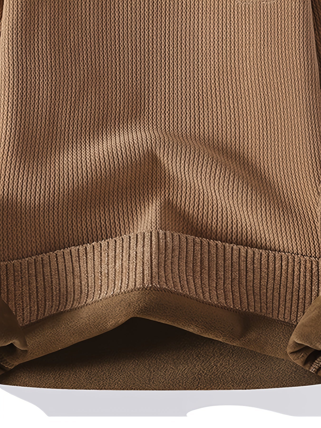 Sweat-shirt à col rond homme avec empiècements coudes côtelés