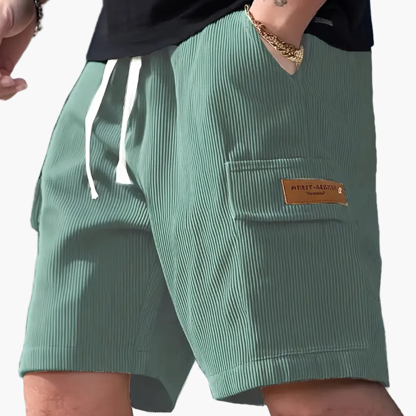 Short casual uomo stile urbano per uso quotidiano e tempo libero