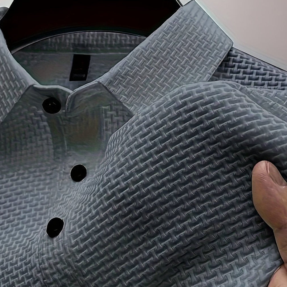 Legeres Herrenpoloshirt moderner Stil für den Sommer – kurzärmelig, für Alltag oder Freizeit