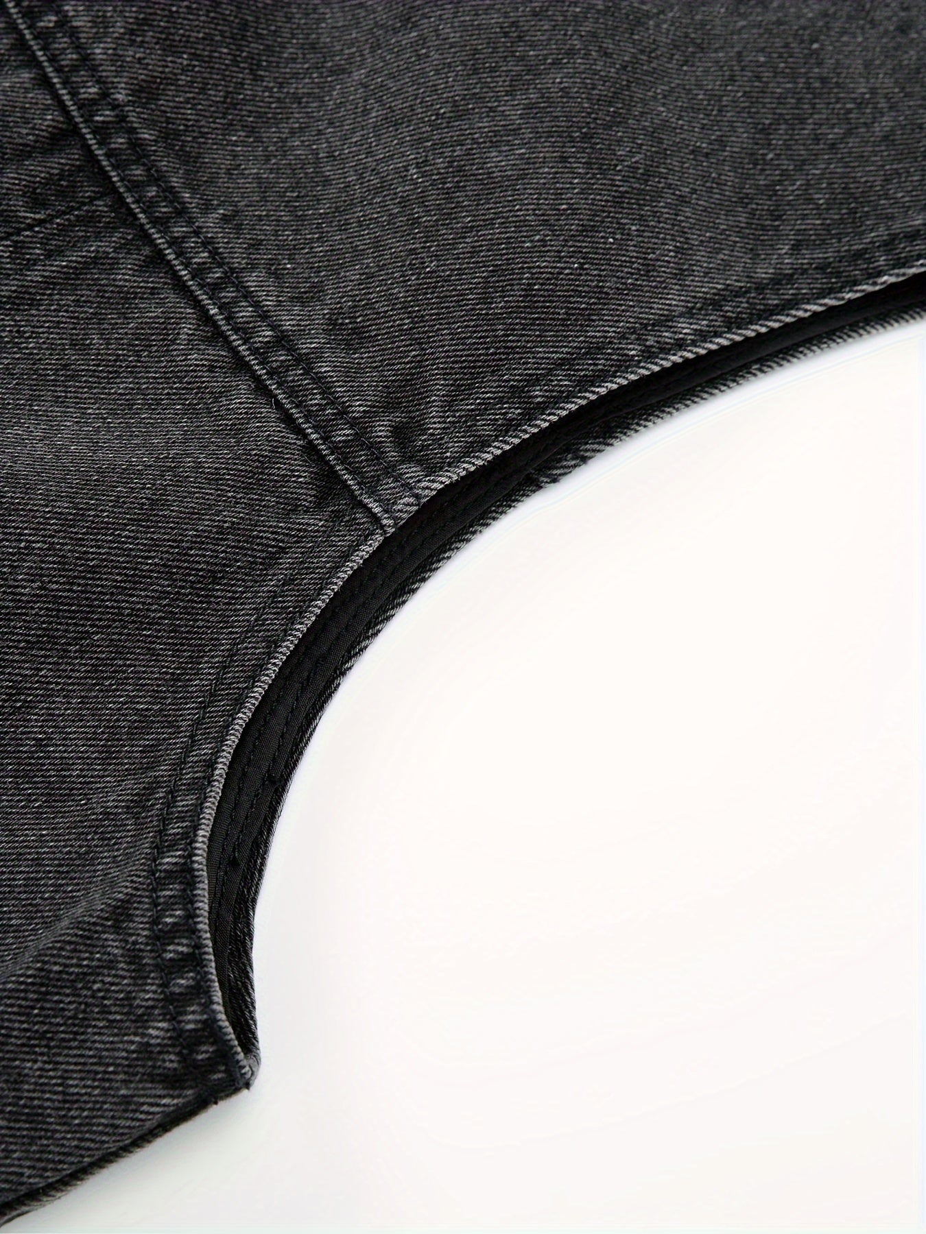 Gilet sans manches style jean décontracté pour homme – Idéal pour un look urbain tendance