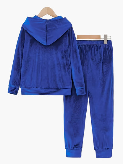 Ensemble de survêtement décontracté femme à capuche pour automne/hiver