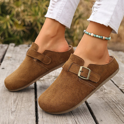 Sabots Mules Décontractés Femme avec Boucle – Style Classique Polyvalent pour Usage Quotidien