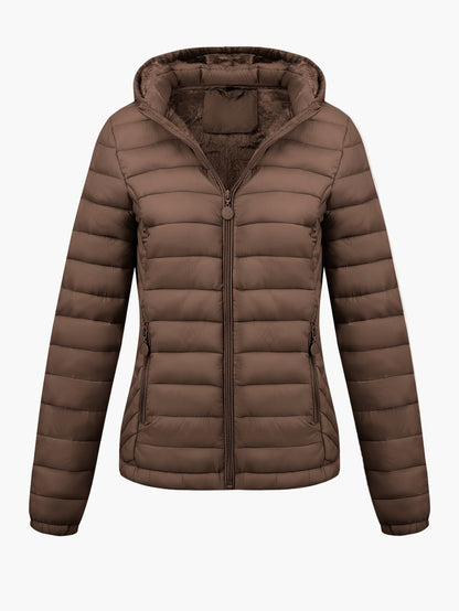 Women's Hooded Down Jacket Versatile Urban Style