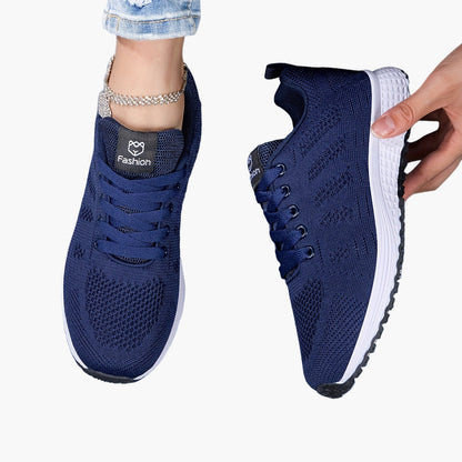 Damesports-sneakers med komfort til gåture og fitness i afslappet stil
