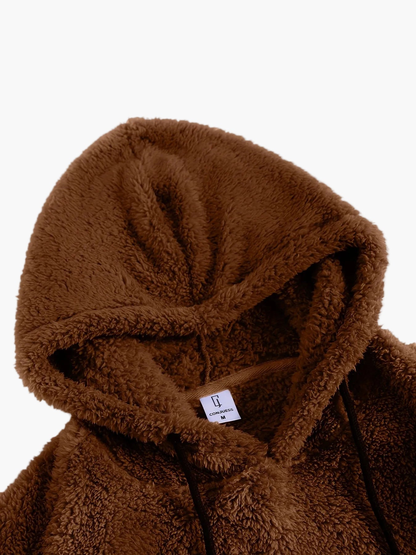 Męski dres casual z kapturem w stylu polarowym na jesień i zimę