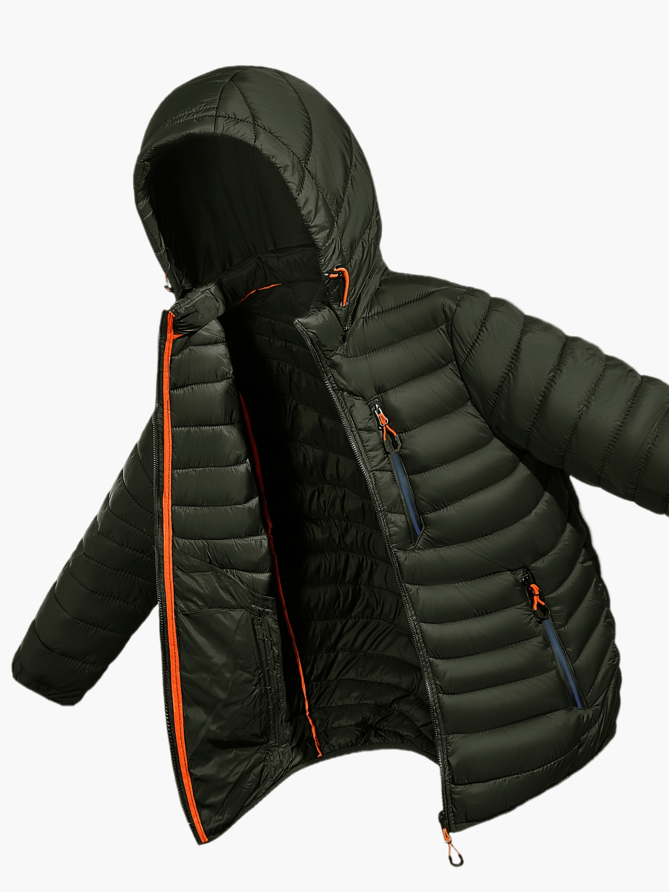 Men's Quilted Jacket Urban Style Versatile for Outdoor Activities