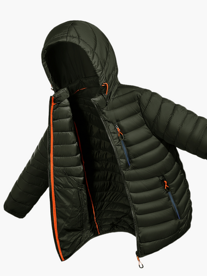 Men's Quilted Jacket Urban Style Versatile for Outdoor Activities