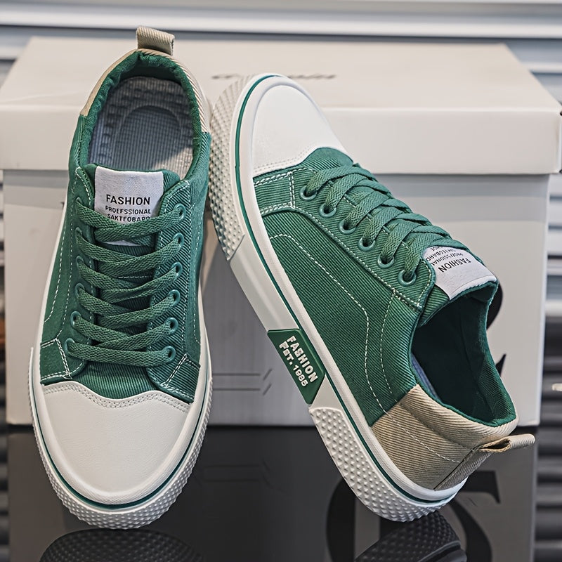 Sneakers basse uomo stile skate urbano tendenza casual