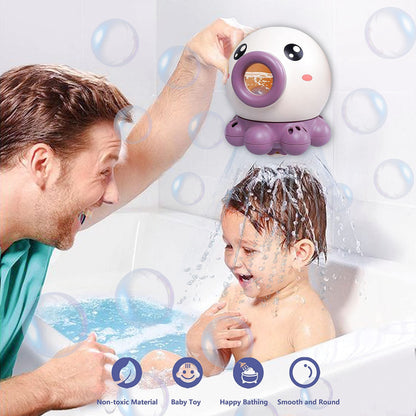 Giocattolo da Bagno per Bambini Spruzzatore Polpo per Ragazzi e Ragazze – Giocattolo Educativo e Divertente per Vasca da Bagno e Piscina – Ideale per 0 a 5 Anni