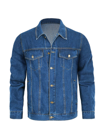 Avslappnad jeansväst för herr - Perfekt för en trendig urban look