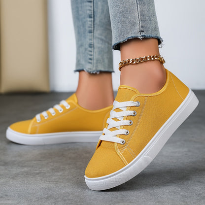 Baskets basses décontractées pour femme style urbain polyvalent