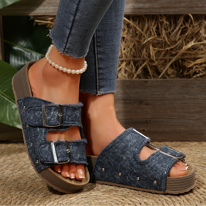 Sandales à plateforme style bohème pour femme – Look décontracté et tendance
