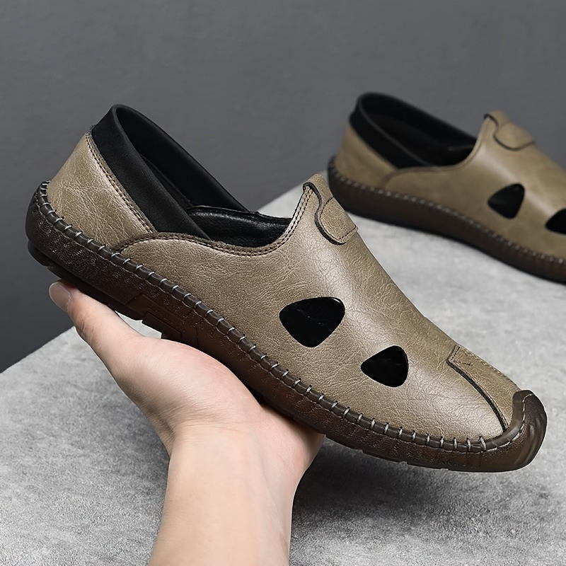 Mocassins décontractés pour homme style été à enfiler, confort quotidien