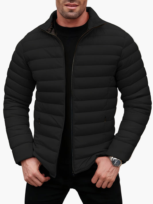 Chaqueta acolchada para hombre estilo casual para invierno y media estación