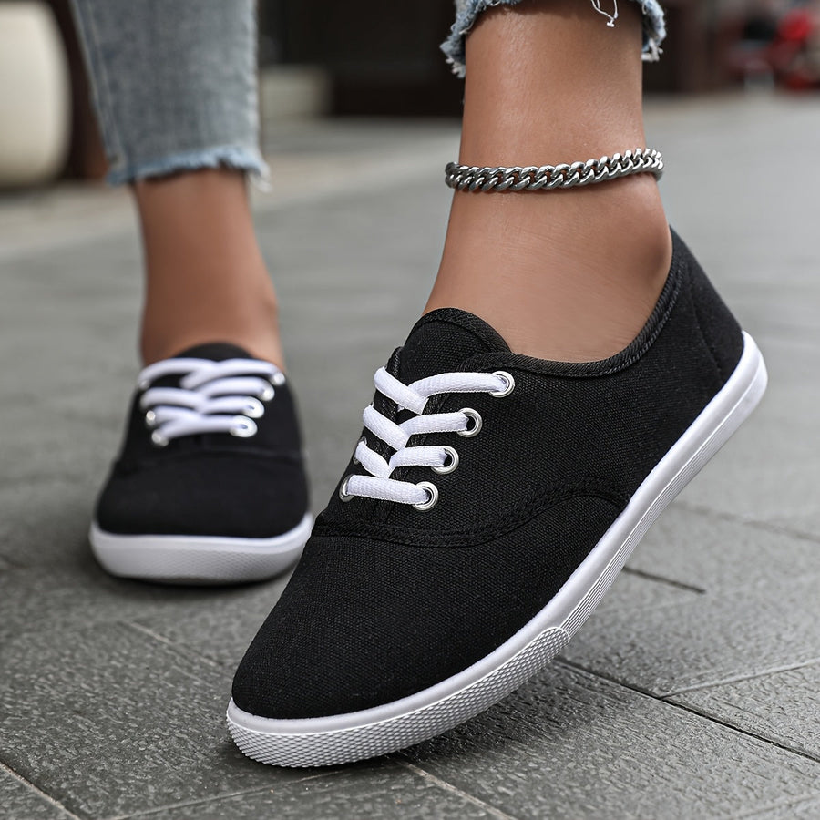 Baskets basses décontractées pour femme – Style urbain polyvalent et confort au quotidien