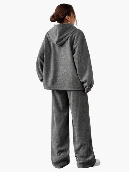 Tuta ampia da donna con cappuccio – Stile casual e confortevole per autunno/inverno