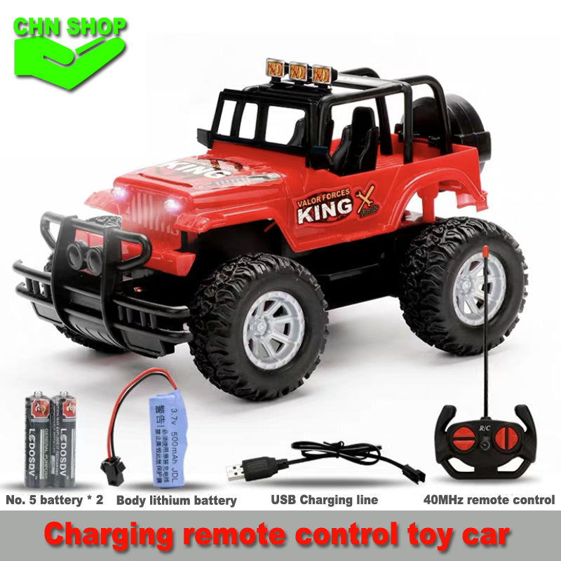Voiture Télécommandée Tout-Terrain pour Garçons – Style 4x4 Off-Road, Jouet Radiocommandé pour Enfants 1 à 12 Ans
