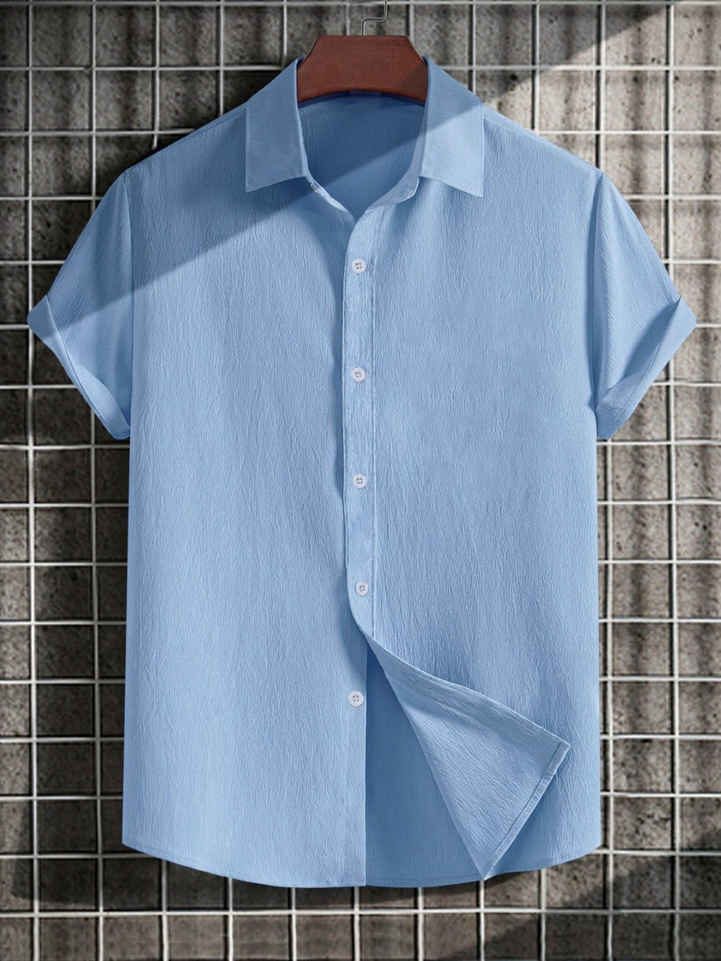 Men's Casual Short-Sleeve Shirt – Urban Summer Style
