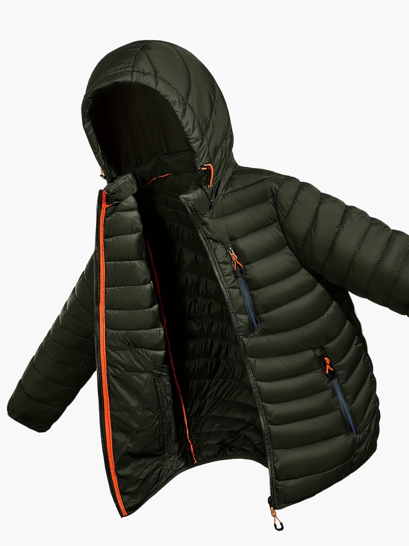 Men's Quilted Jacket Urban Style Versatile for Outdoor Activities
